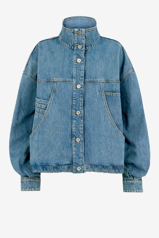 Denim jacket in Sky Blue