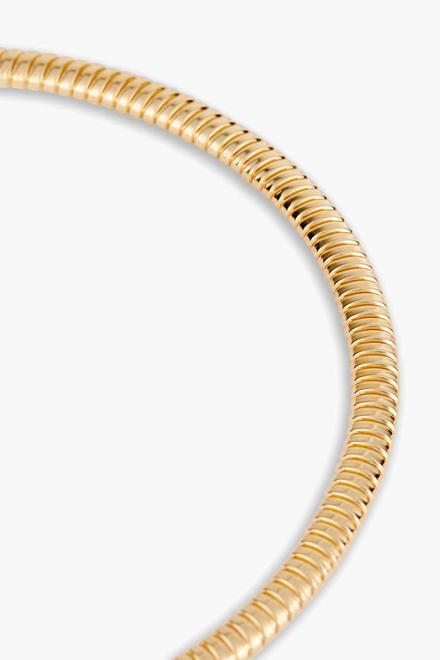 Slim Gaia chain in gold