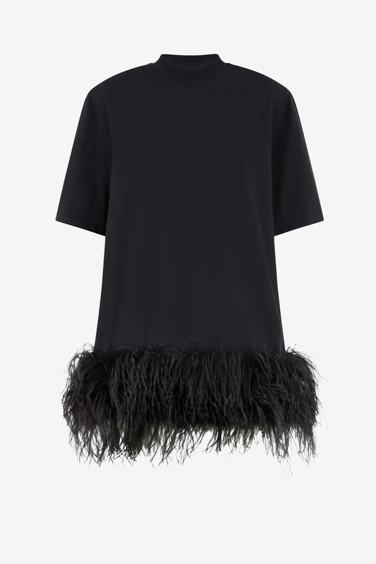 Kleid Feather in SchwarzThe Attico - Anita Hass