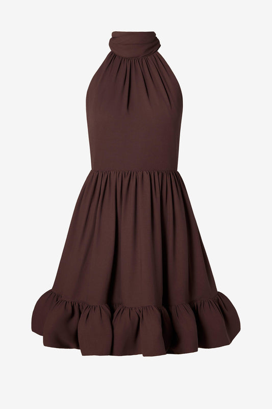 Fern dress in chocolate