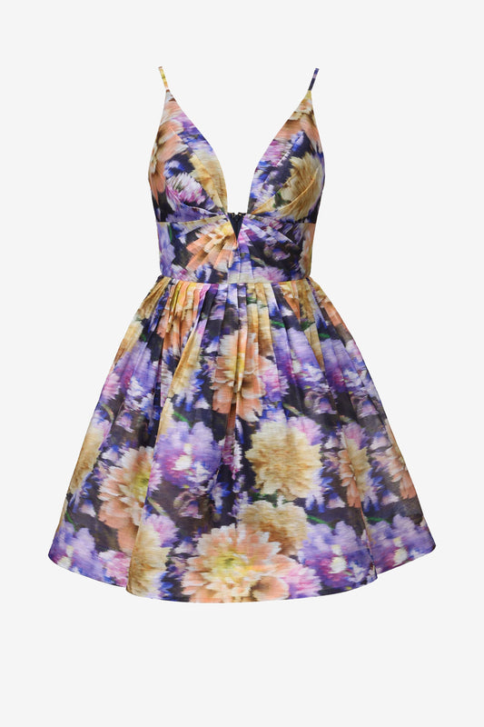 Robe Luna en bleu marine Dahlia