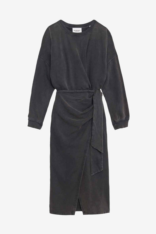 Kleid Sandrina in Faded BlackMarant Etoile - Anita Hass