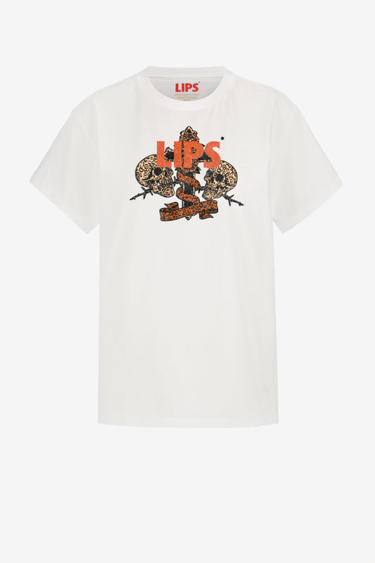 T-Shirt Skull & Cross in WeißLips - Anita Hass