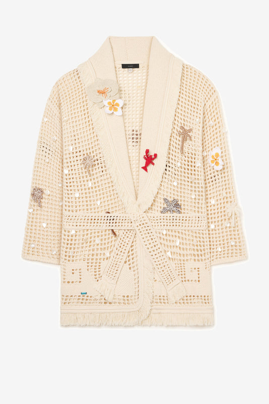 Cardigan Where The Waves Begins in SandAlanui - Anita Hass