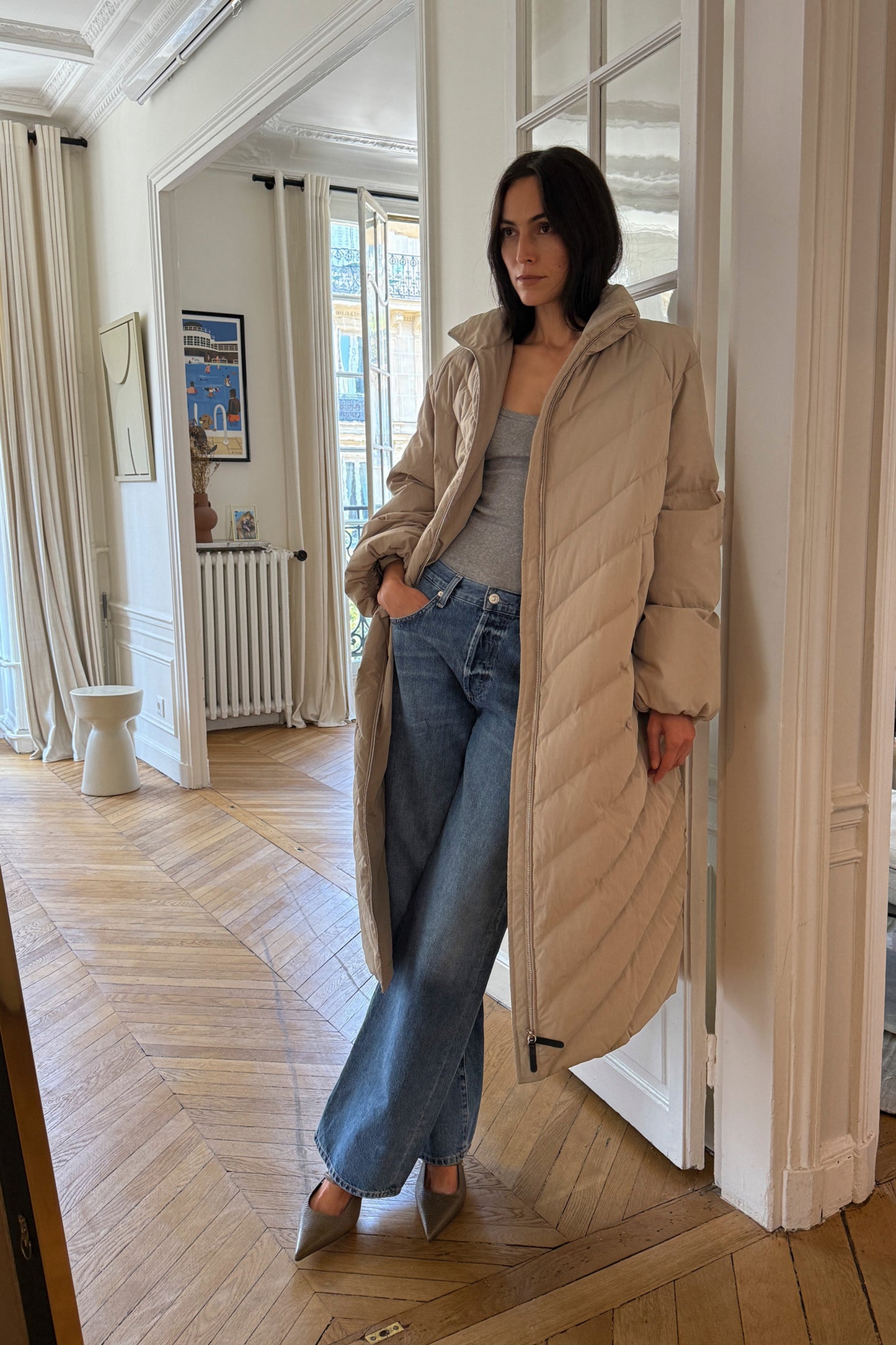 Mantel Wooster in Light OlivLadneri - Anita Hass