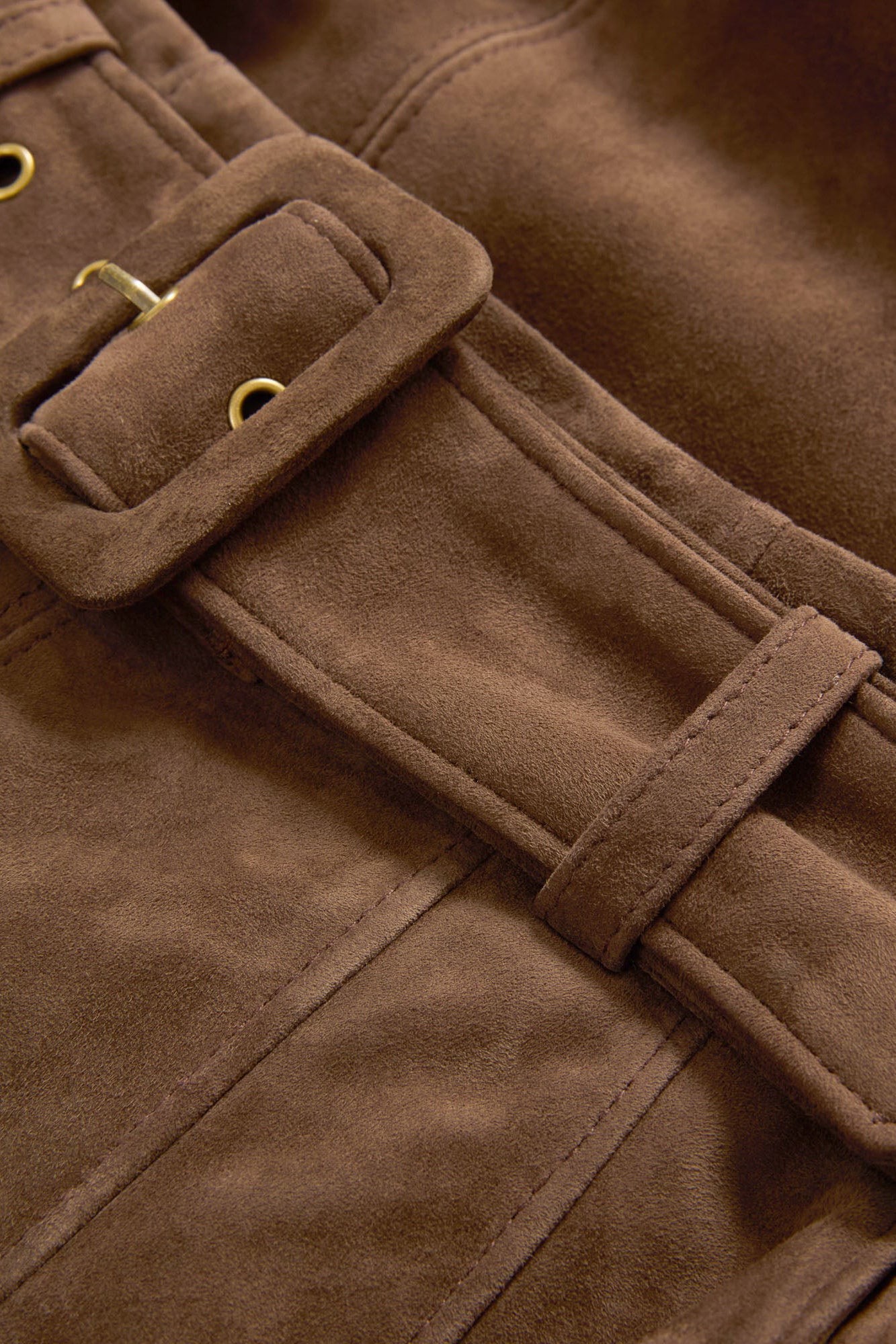 Lederrock Alexie in Mocha SuedeVeronica Beard - Anita Hass