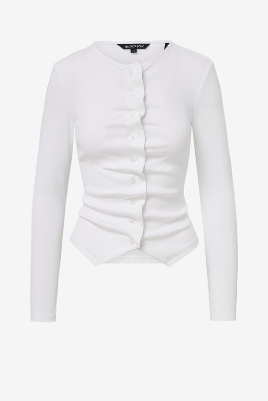 Longsleeve Jasminah in Weiß