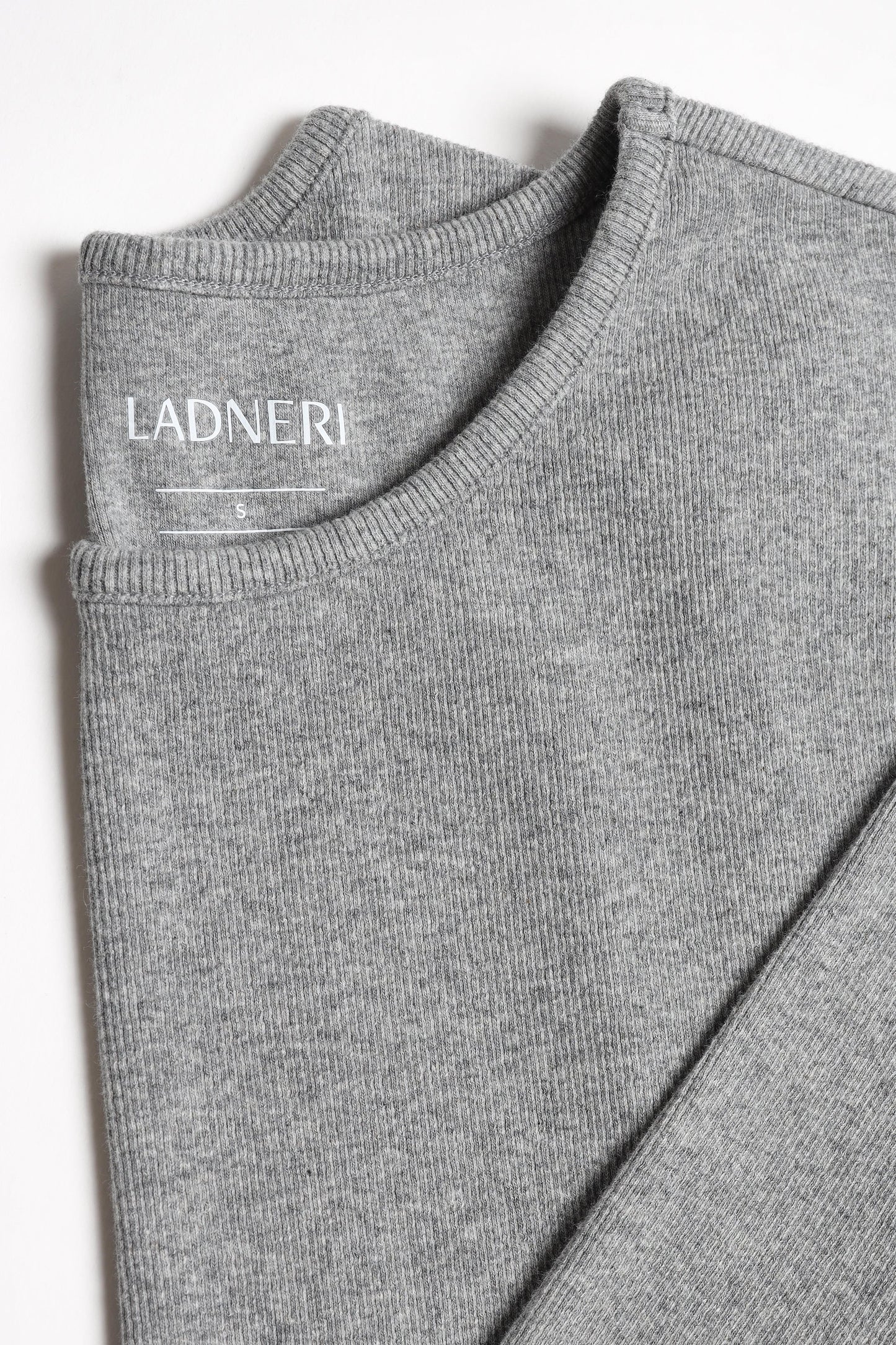 Longsleeve Line in Grau Melange