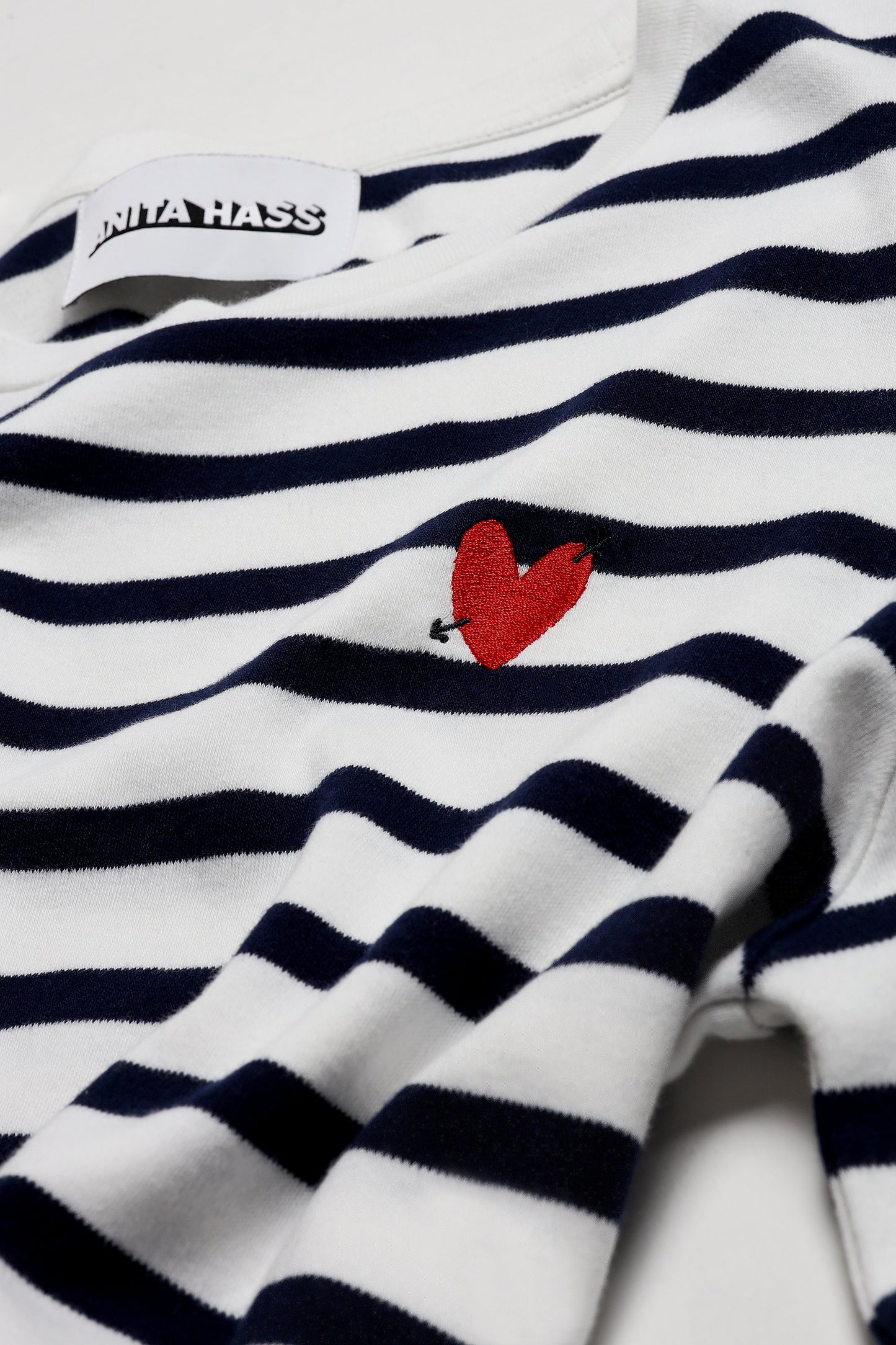 Longsleeve 'Heart' in Navy/IvoryAnita Hass - Anita Hass