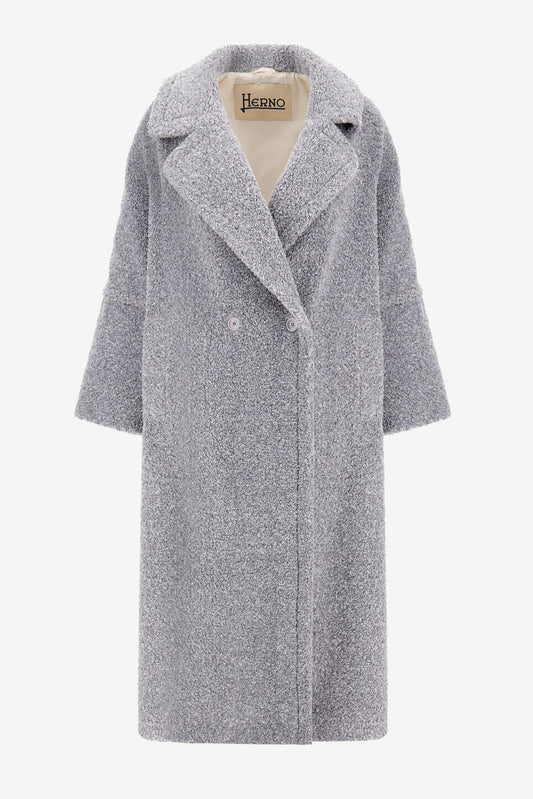 Mantel Teddy in Grey MelangeHerno - Anita Hass