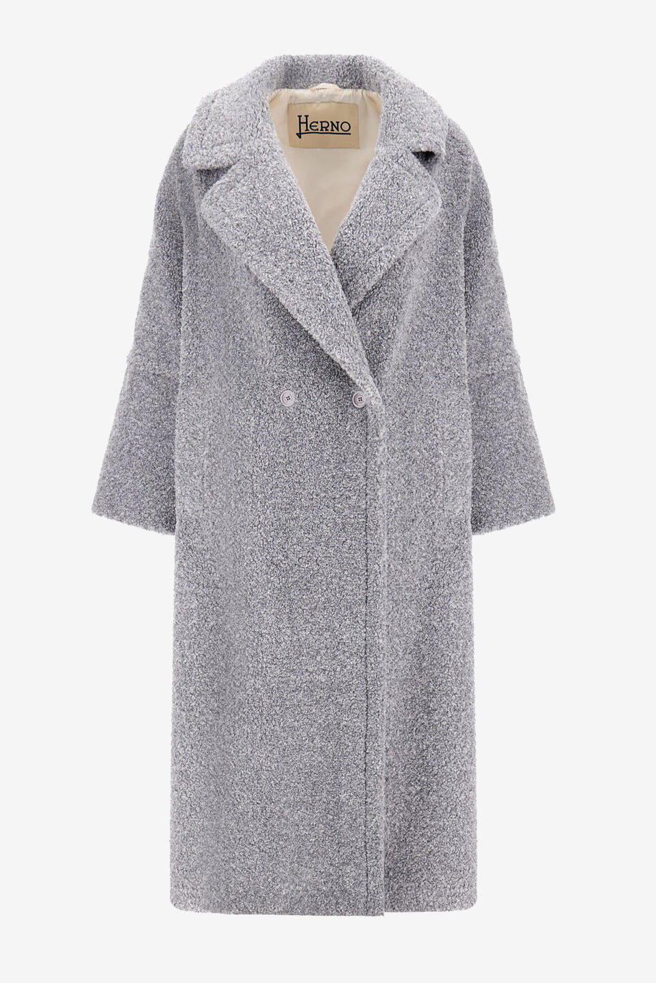 Mantel Teddy in Grey MelangeHerno - Anita Hass