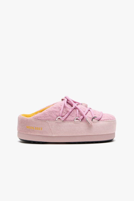 Moon Boot Mules EVX Knit in pink