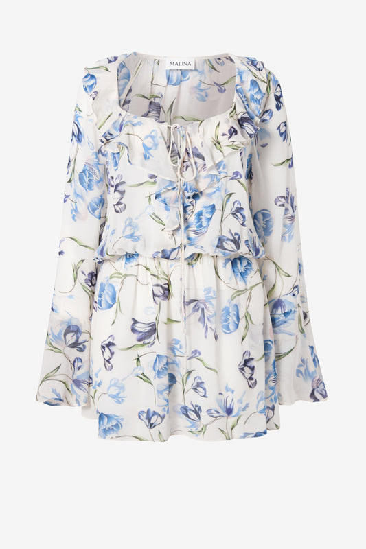 Neva dress in Tulip Blue