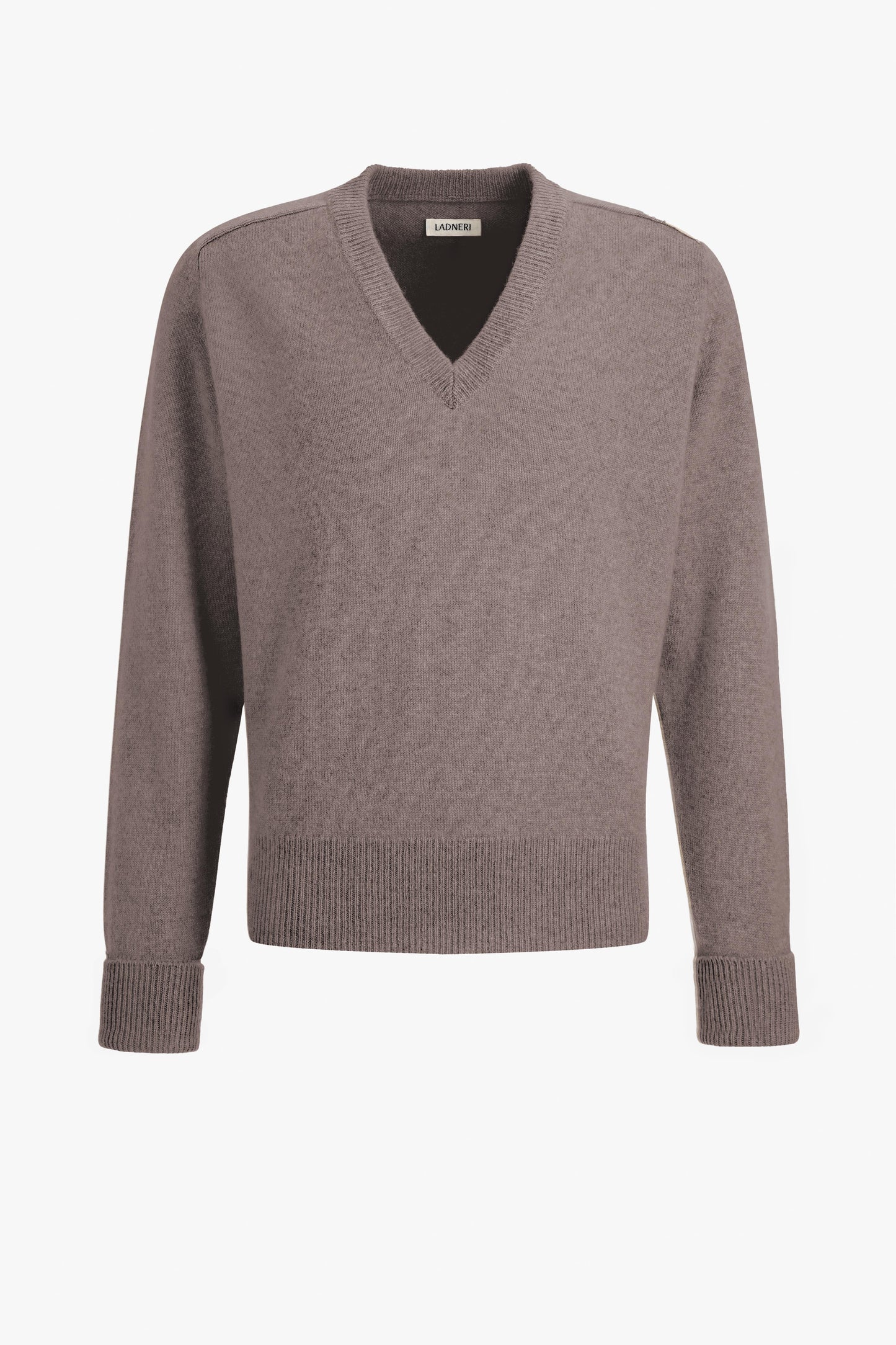 Sweater Joey in Dark Brown Melange