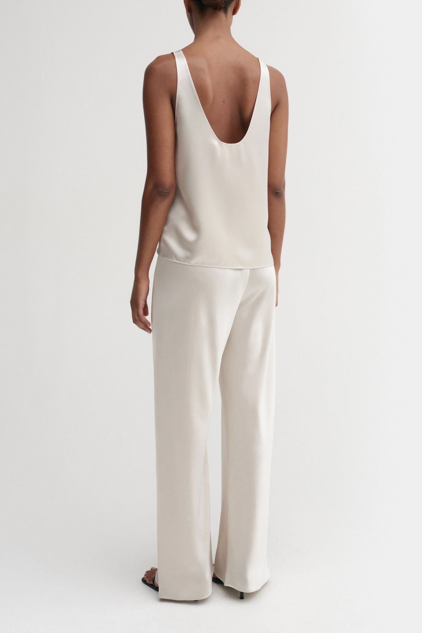 Top Romy Satin in PearlAlmada Label - Anita Hass