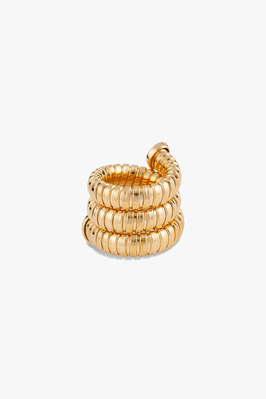Ring Gaia Triple Twist in Gold