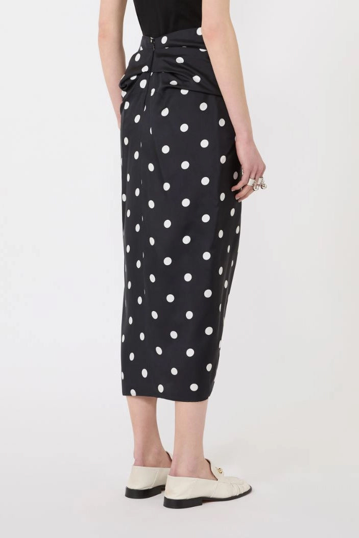 Skirt Gentile in Black Dots