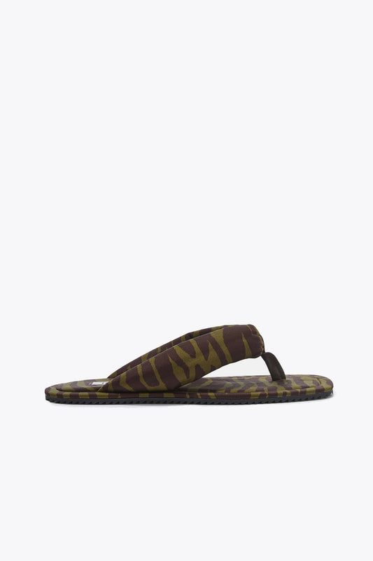 Sandale Indie Zebra in Grün/BraunThe Attico - Anita Hass