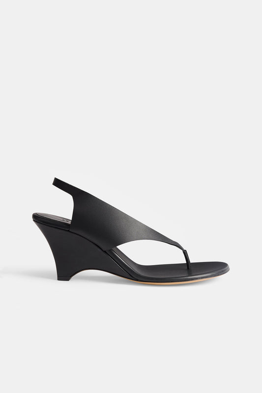 Sandalette Langley Wedge in SchwarzLe Monde Beryl - Anita Hass