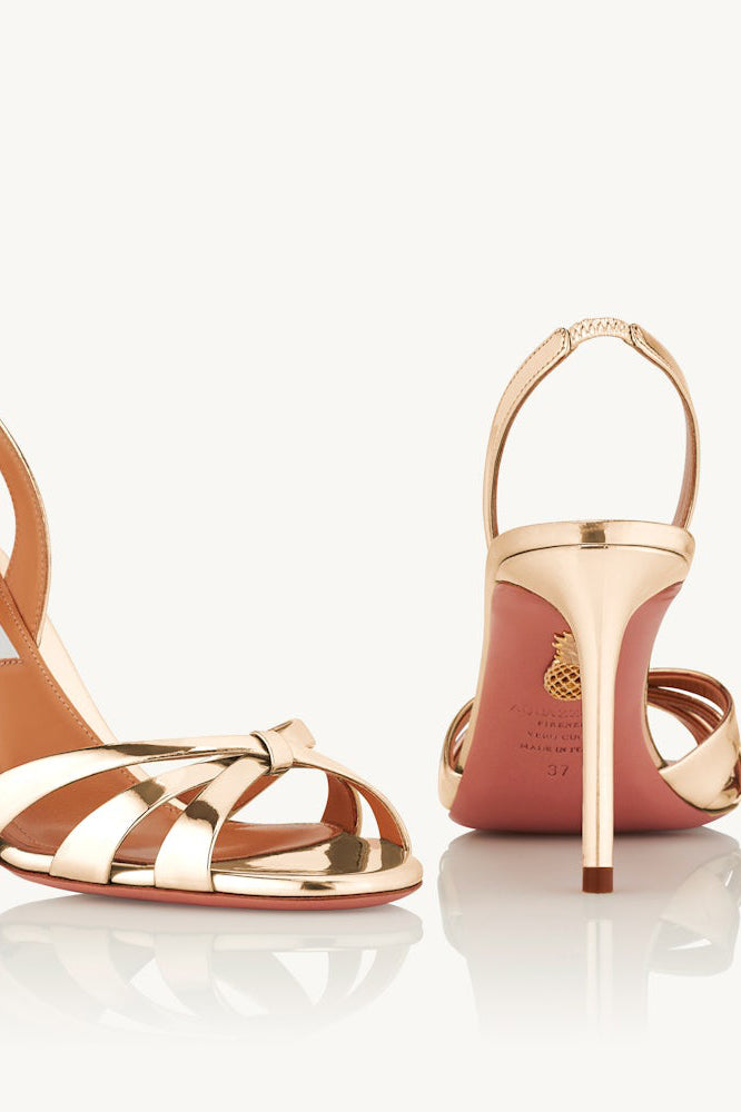 Sandalette Tati in GoldAquazzura - Anita Hass