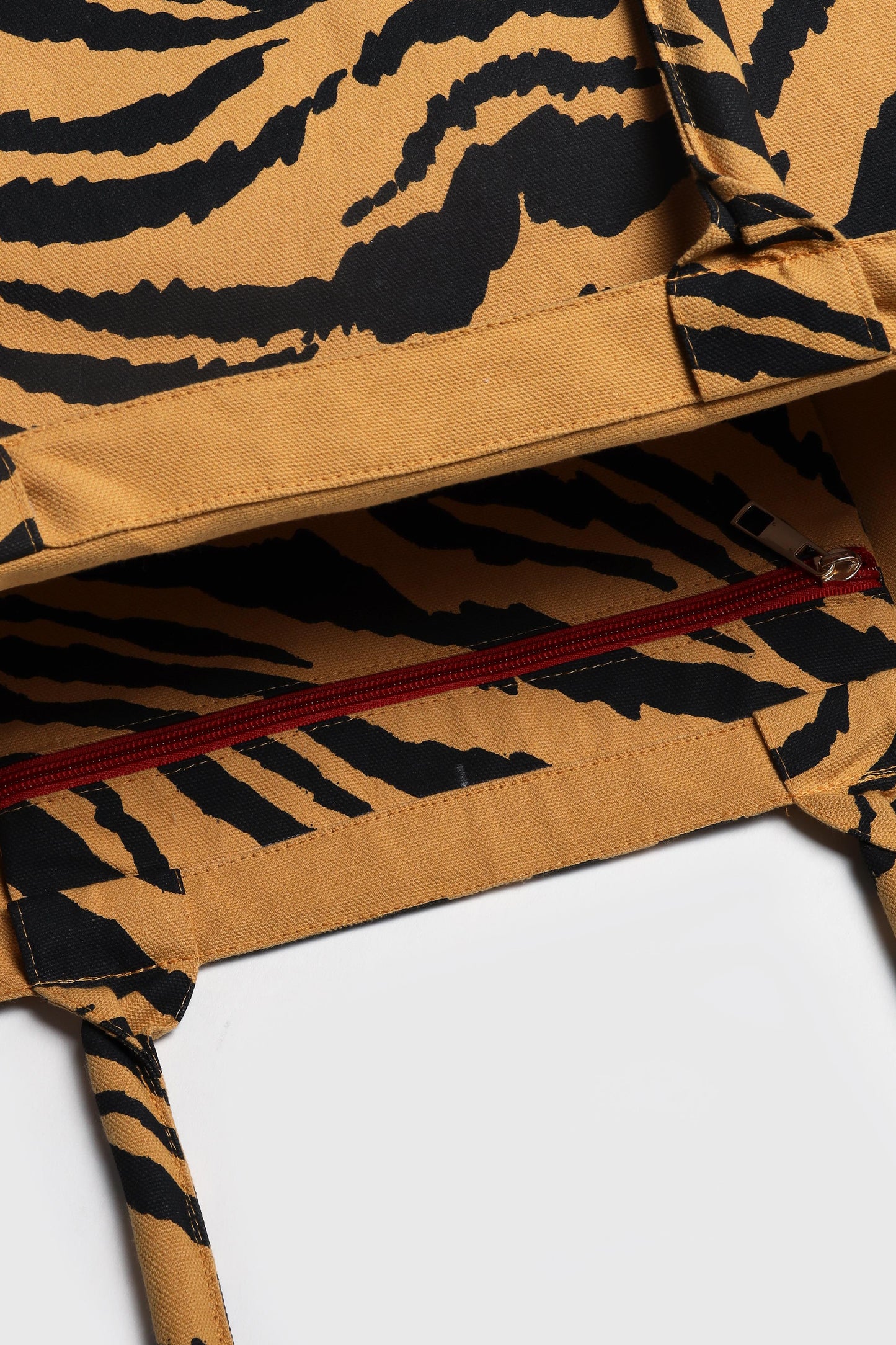 Shopper 'Heart' Small in Ochre Zebra Anita Hass