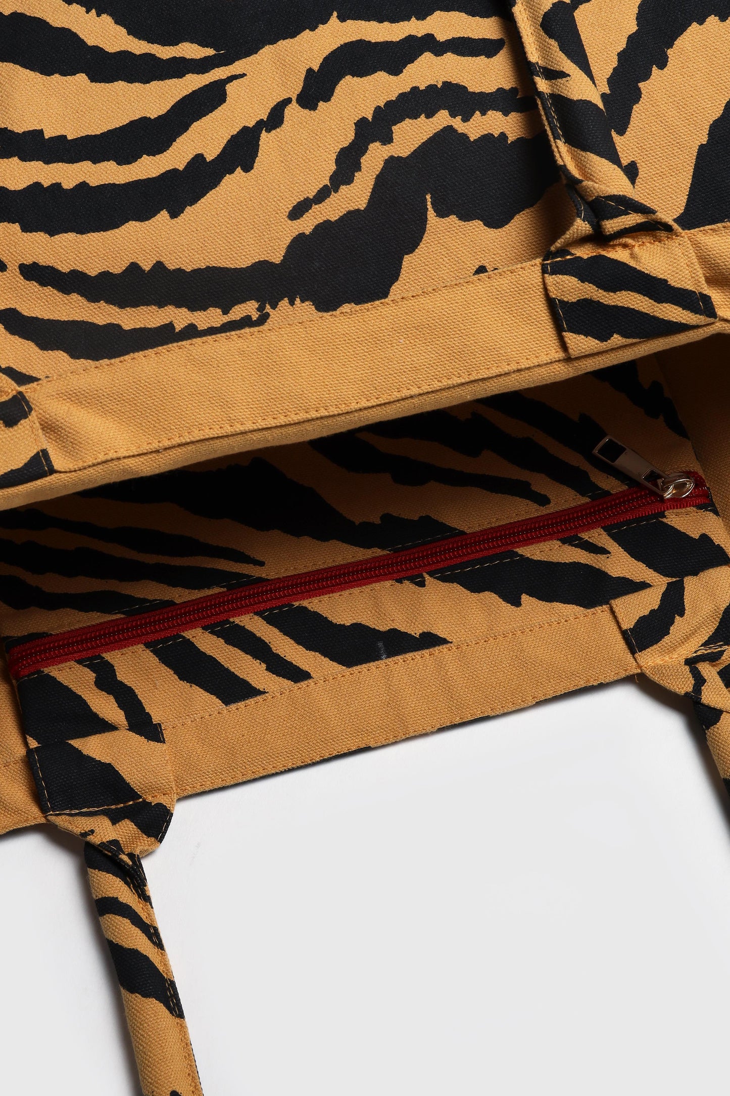Shopper 'Heart' Large in Ochre Zebra Anita Hass