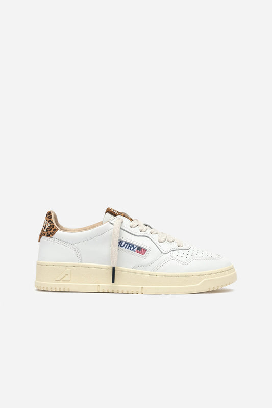 Sneaker Medalist nei colori bianco/leopardo