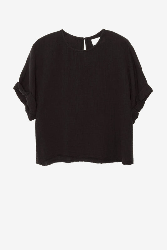 T-Shirt Carson in Schwarz