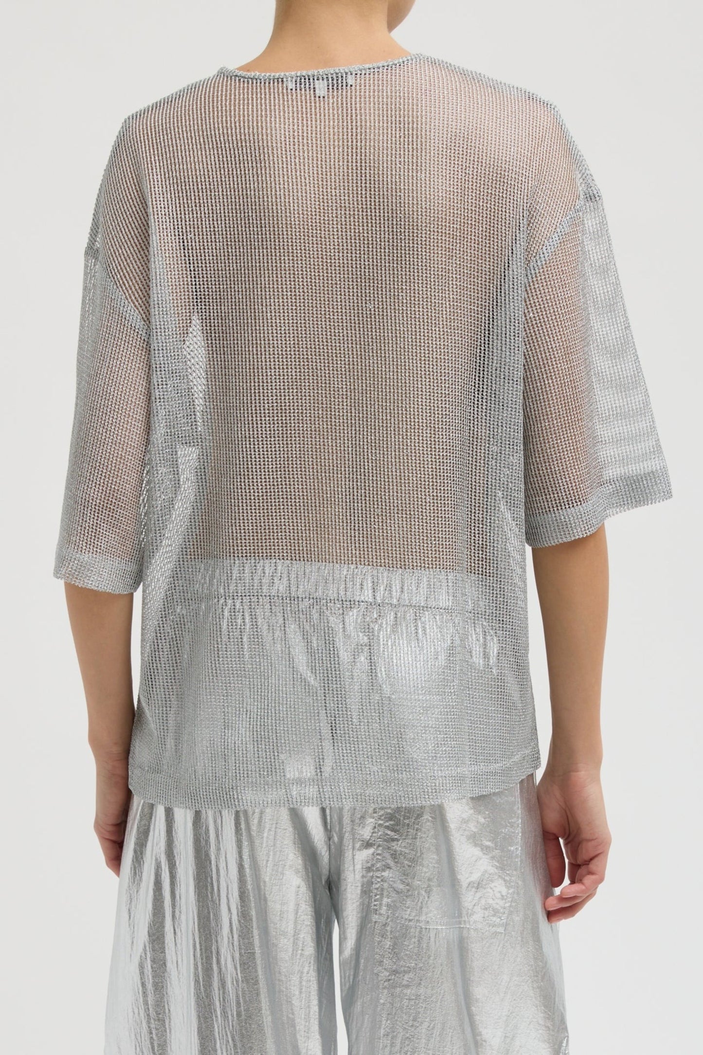 T-Shirt Mesh Easy in SilberTibi - Anita Hass