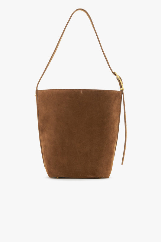 Tasche Elly Bucket in Tobacco Suede