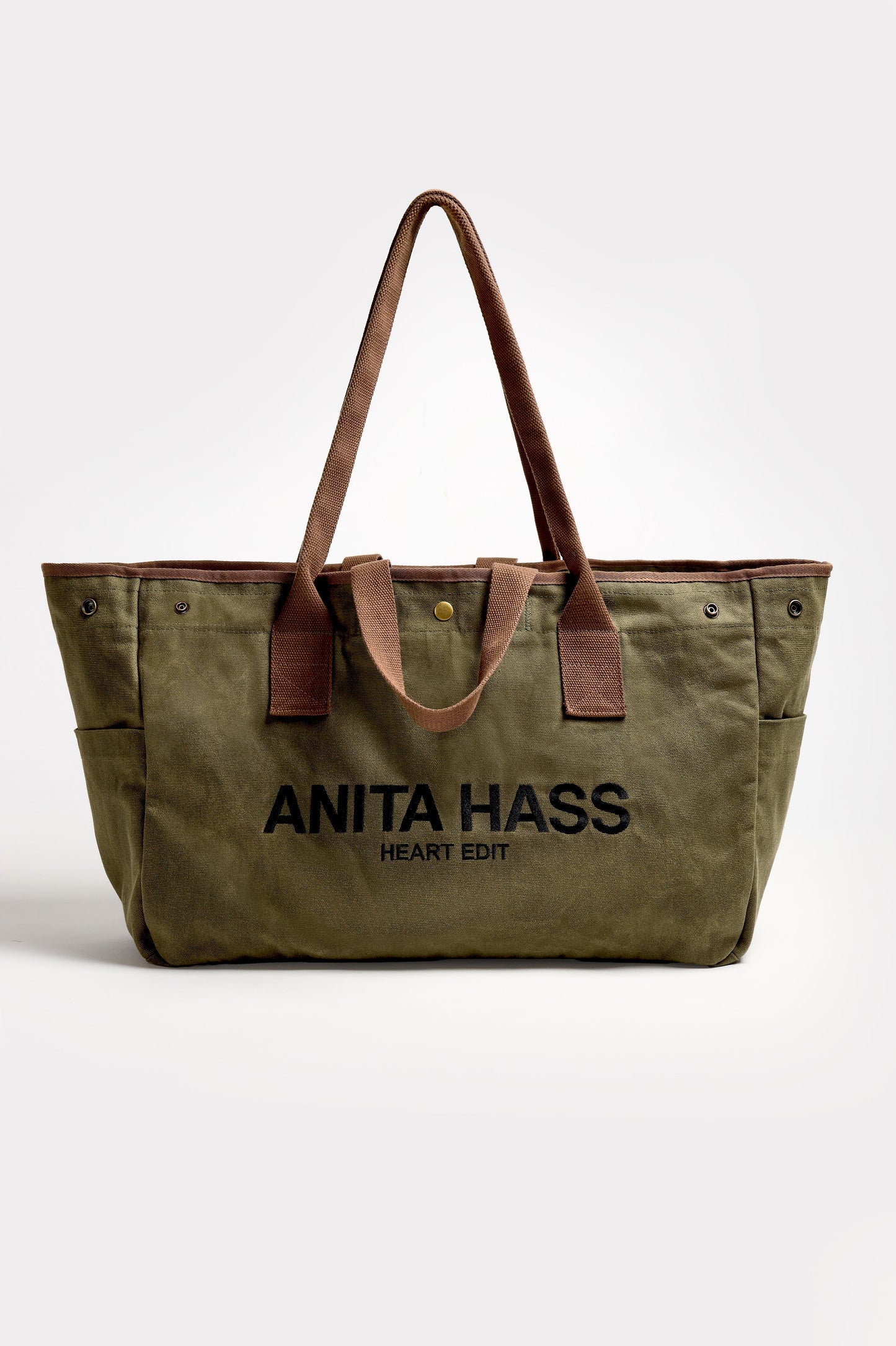 Tasche Moss in Oliv/CheckAnita Hass - Anita Hass