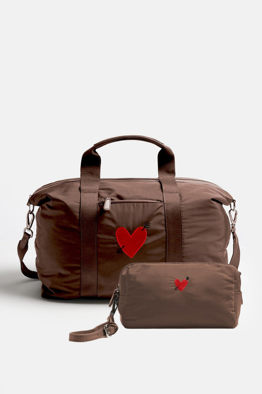 Taschen Set 'Heart' in Braun NylonAnita Hass - Anita Hass