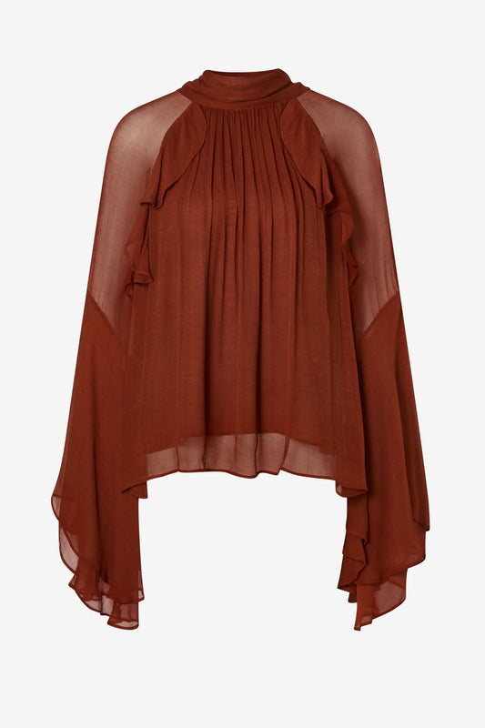 Blusa Therese en óxido