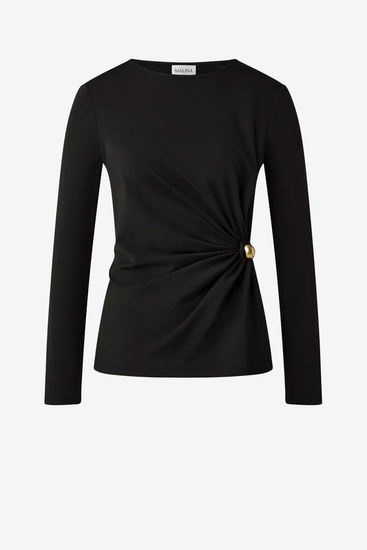 Top Mailey Broche in SchwarzMalina - Anita Hass