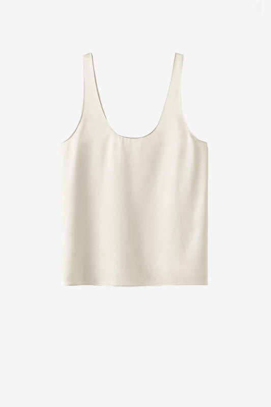 Top Romy Satin in PearlAlmada Label - Anita Hass