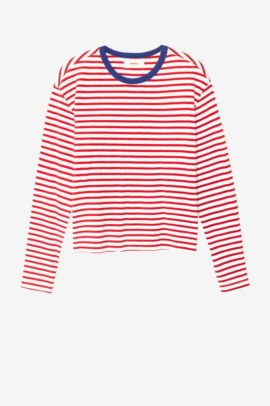 Terrance longsleeve in Red Pop