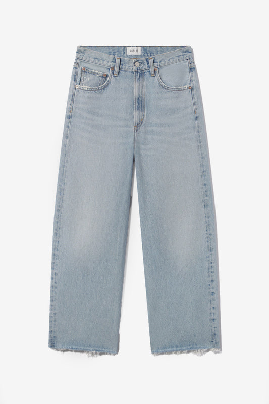 Low Curve Fray Jeans by ForceAgolde - Anita Hass