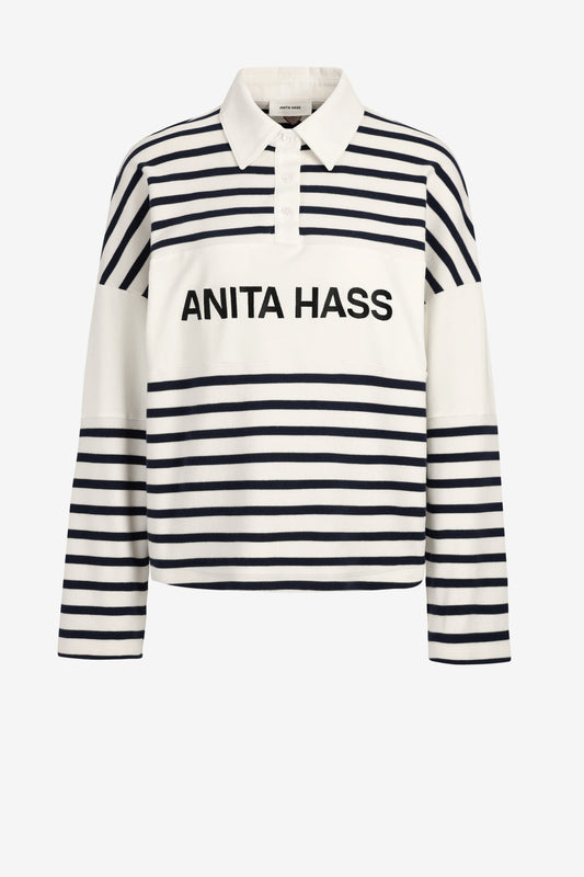 Polo Riviera in Schwarz/Ivory - Anita Hass