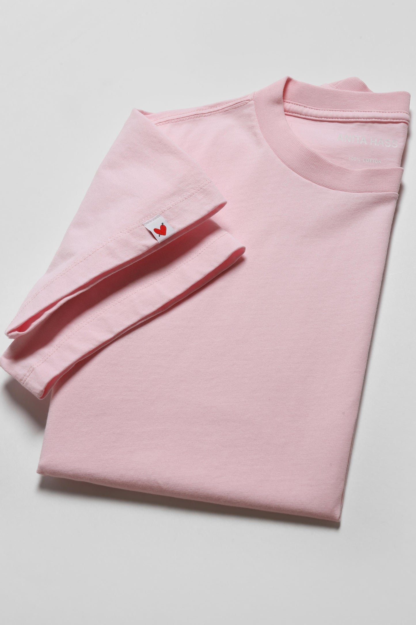 "Heart Flag" T-Shirt in Pink by Anita Hass - Anita Hass