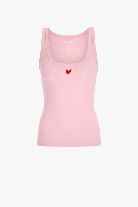 Tank Top 'Heart' in Pink - Anita Hass