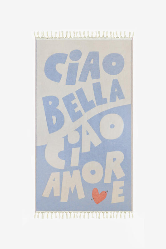 Tuch 'Ciao Bella' in Blau - Anita Hass