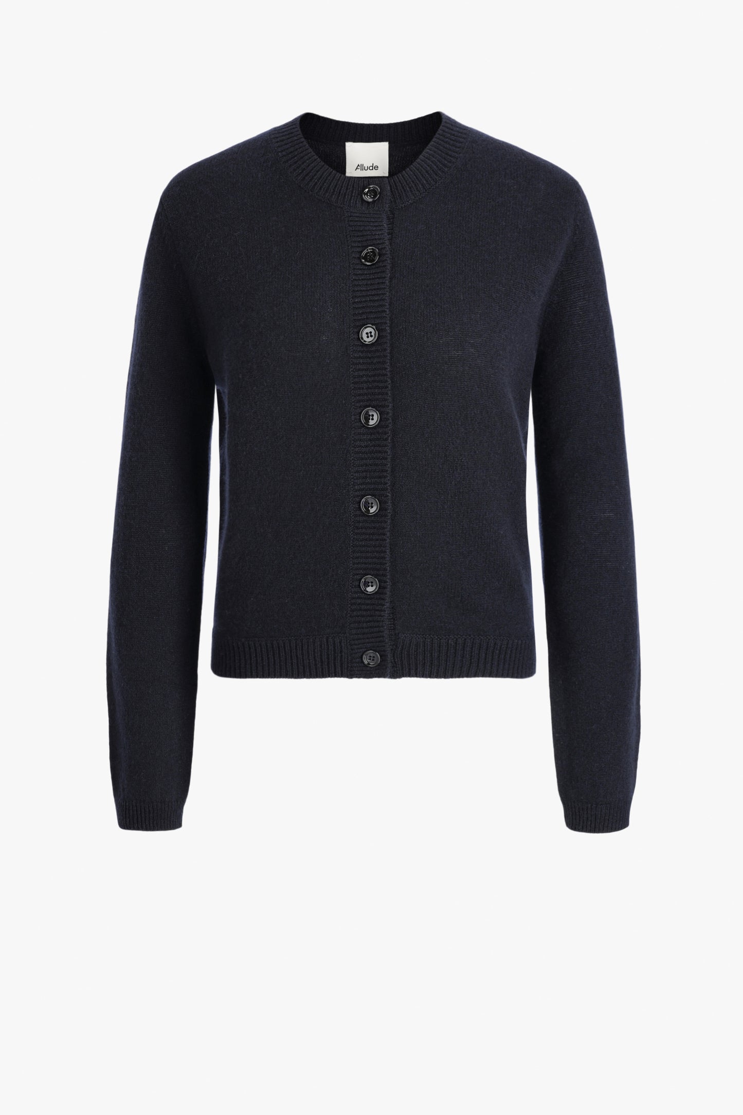 Cardigan Round in blu scuro