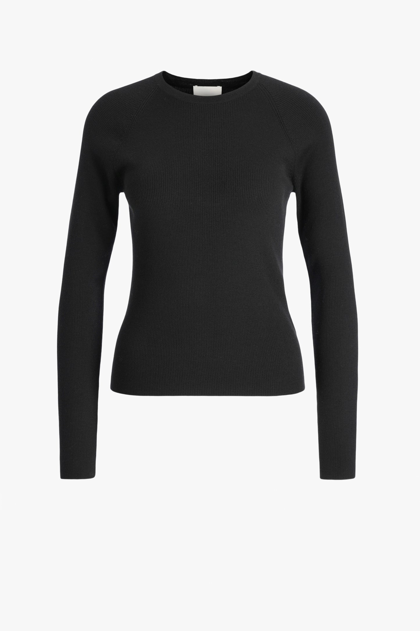 Longsleeve Round in Schwarz Allude