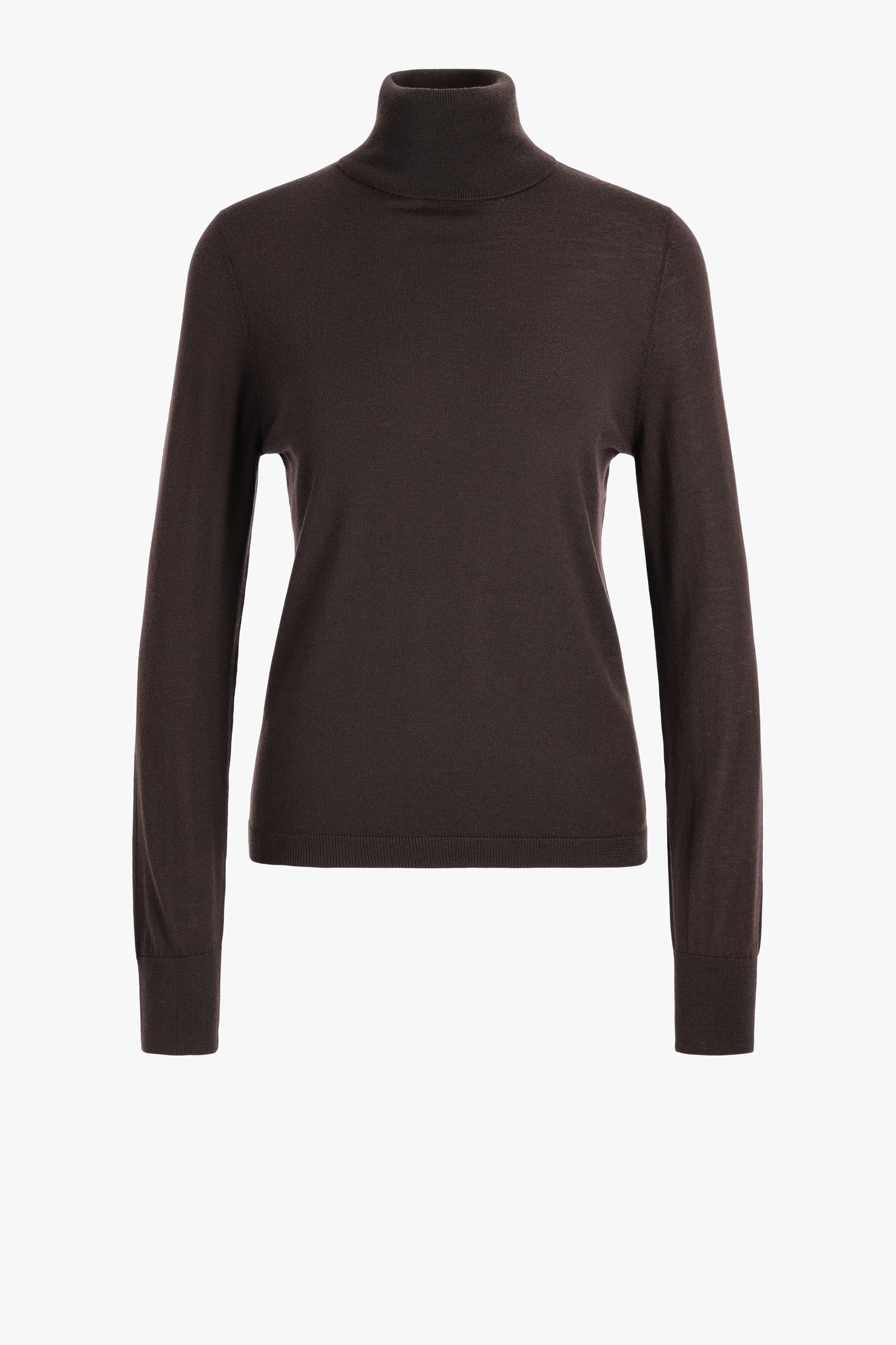 Fine Turtle Sweater in Chocolate