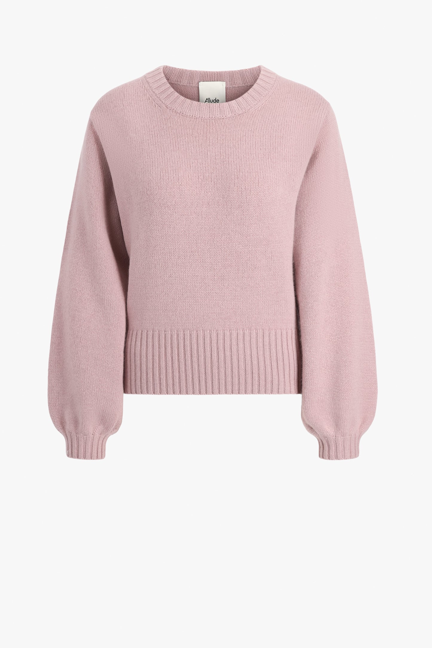 Round Sweater in Dusty Pink