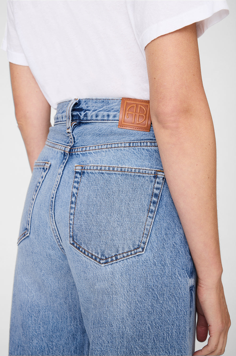Jeans Lewis in Caspian Blue Anine Bing