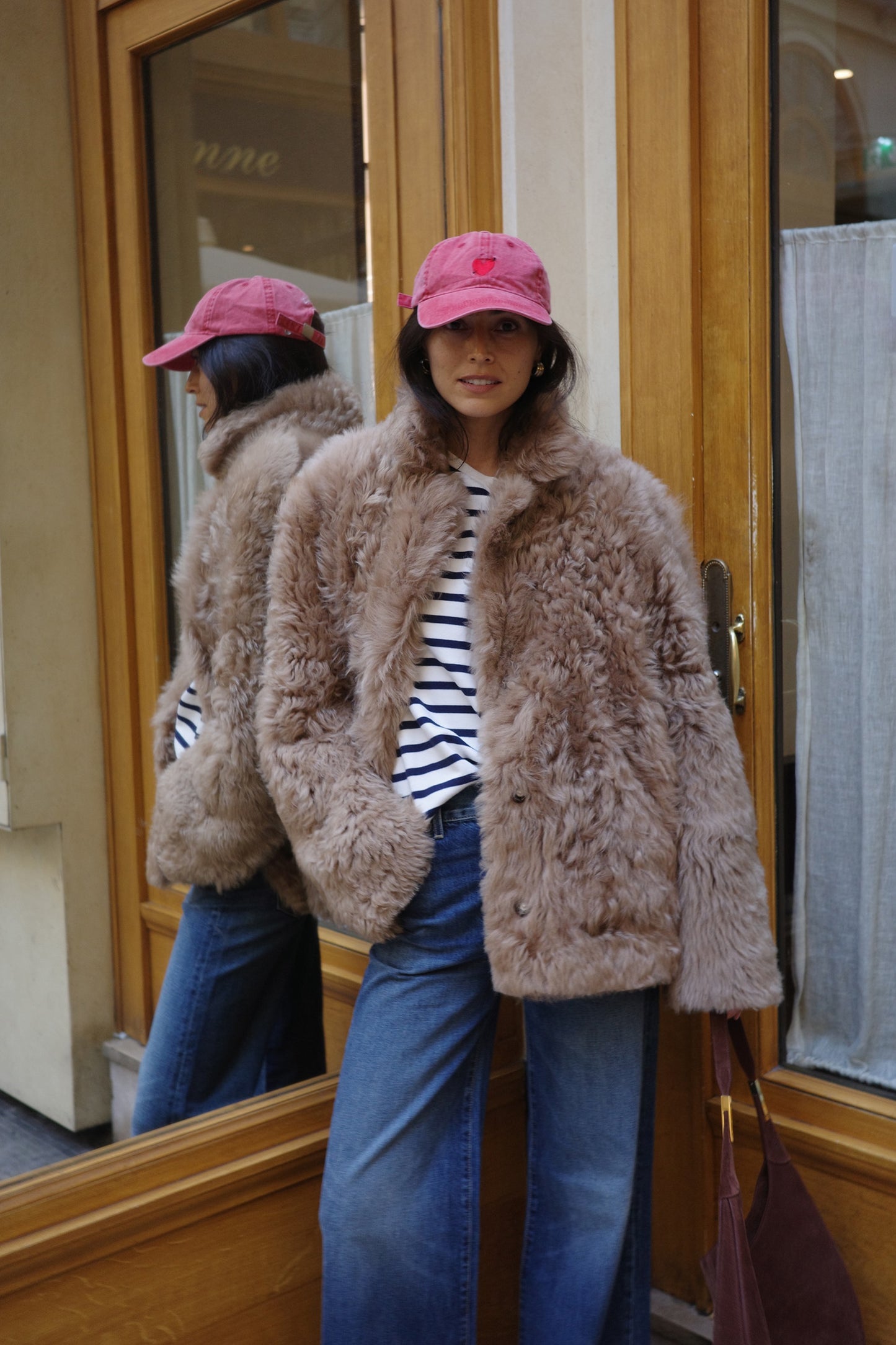 Cap Heart in Washed RedAnita Hass - Anita Hass