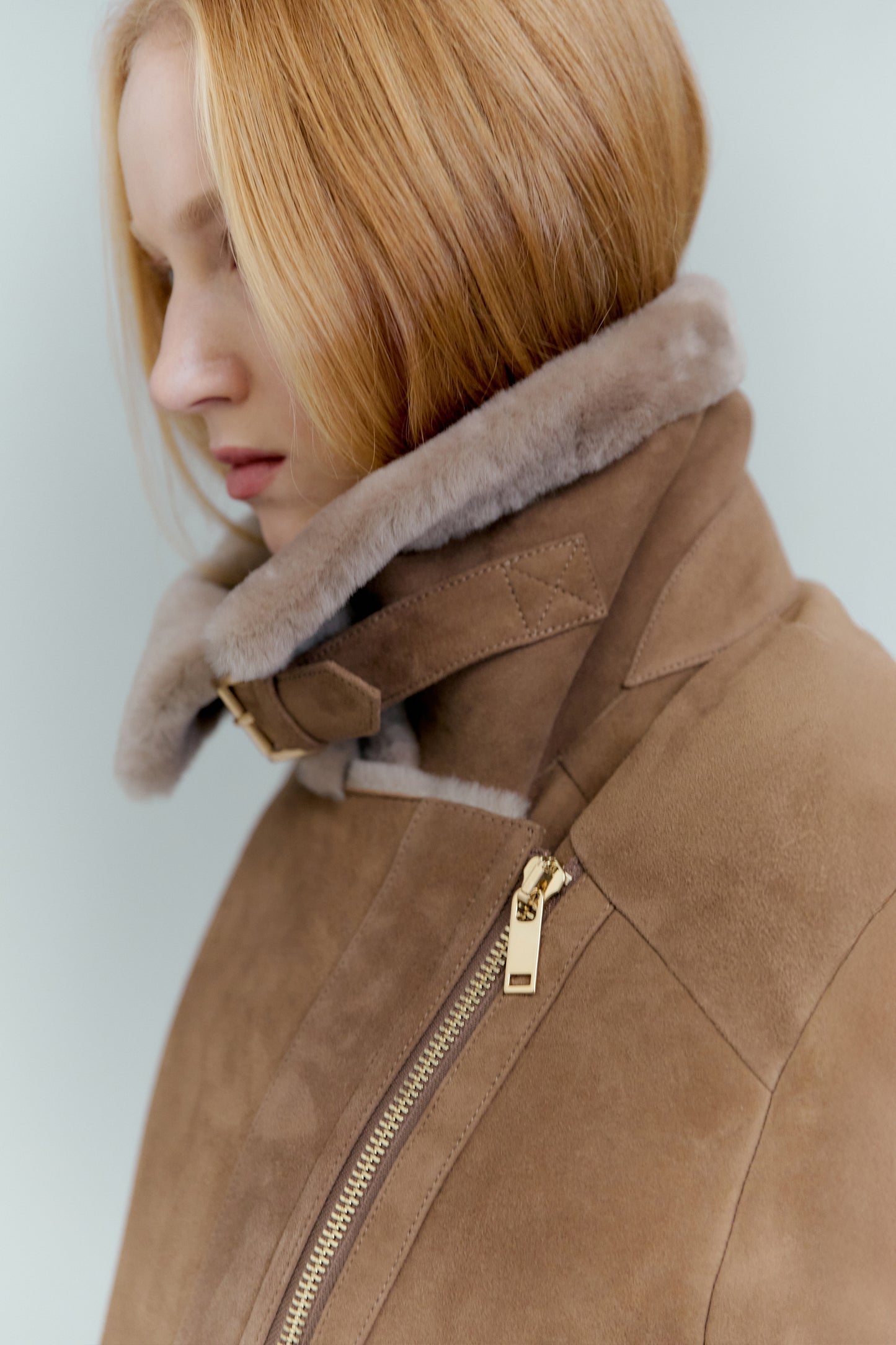 Jacke Victoria in Almond SuedeJadia - Anita Hass