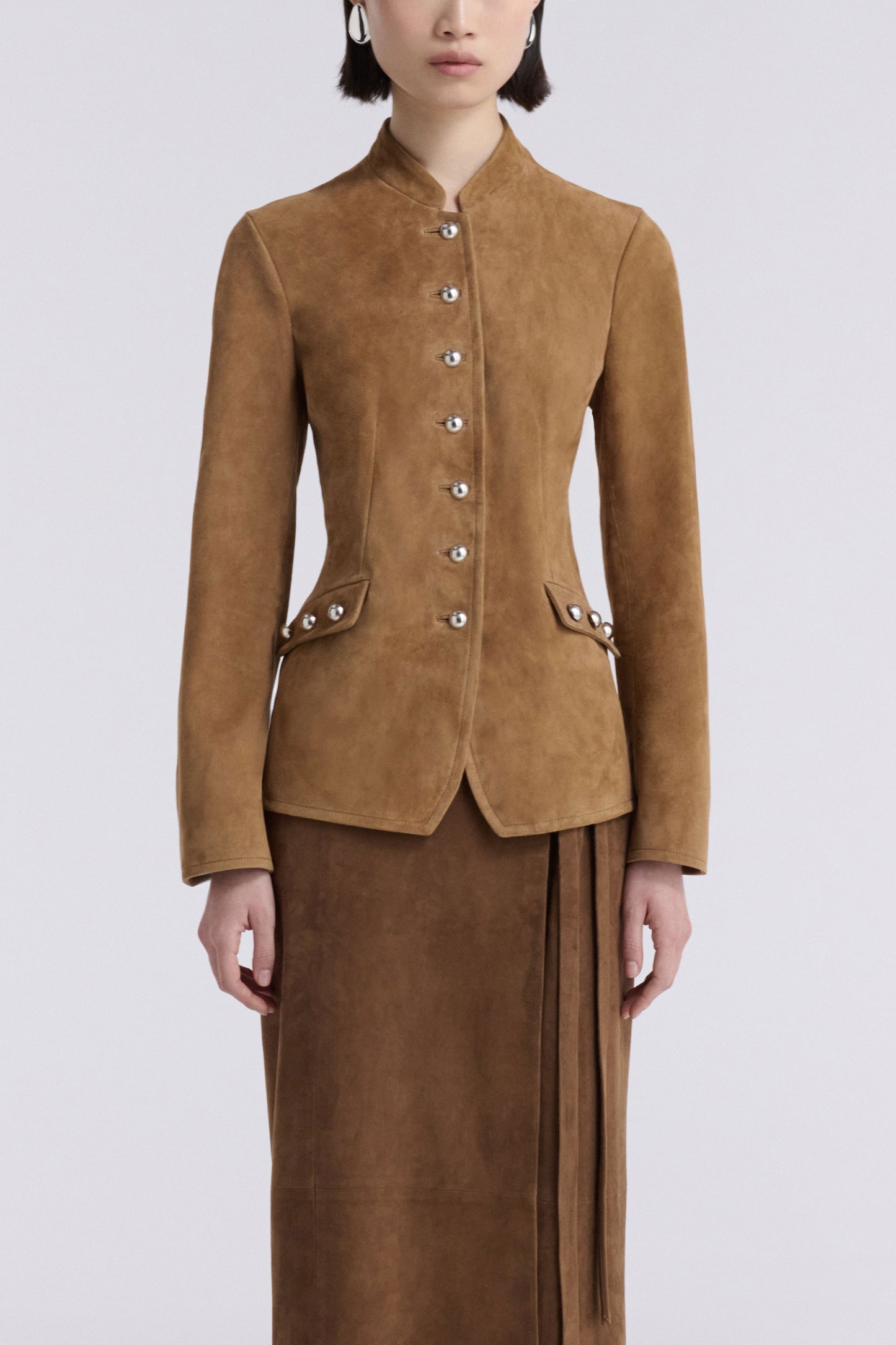 Honoré leather jacket in tan