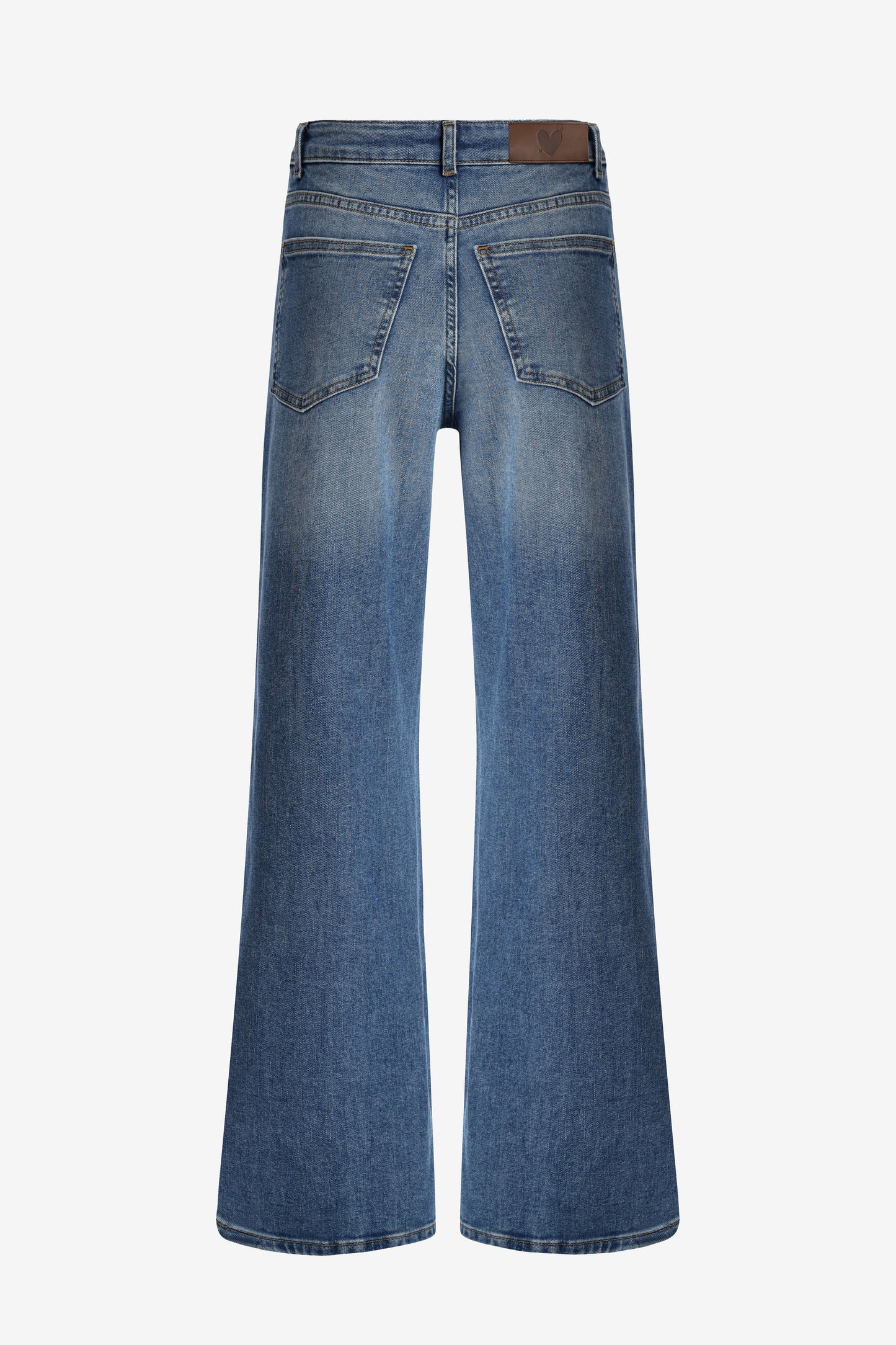 The Wide Leg Jeans in Mid Blue by Anita Hass - Anita Hass